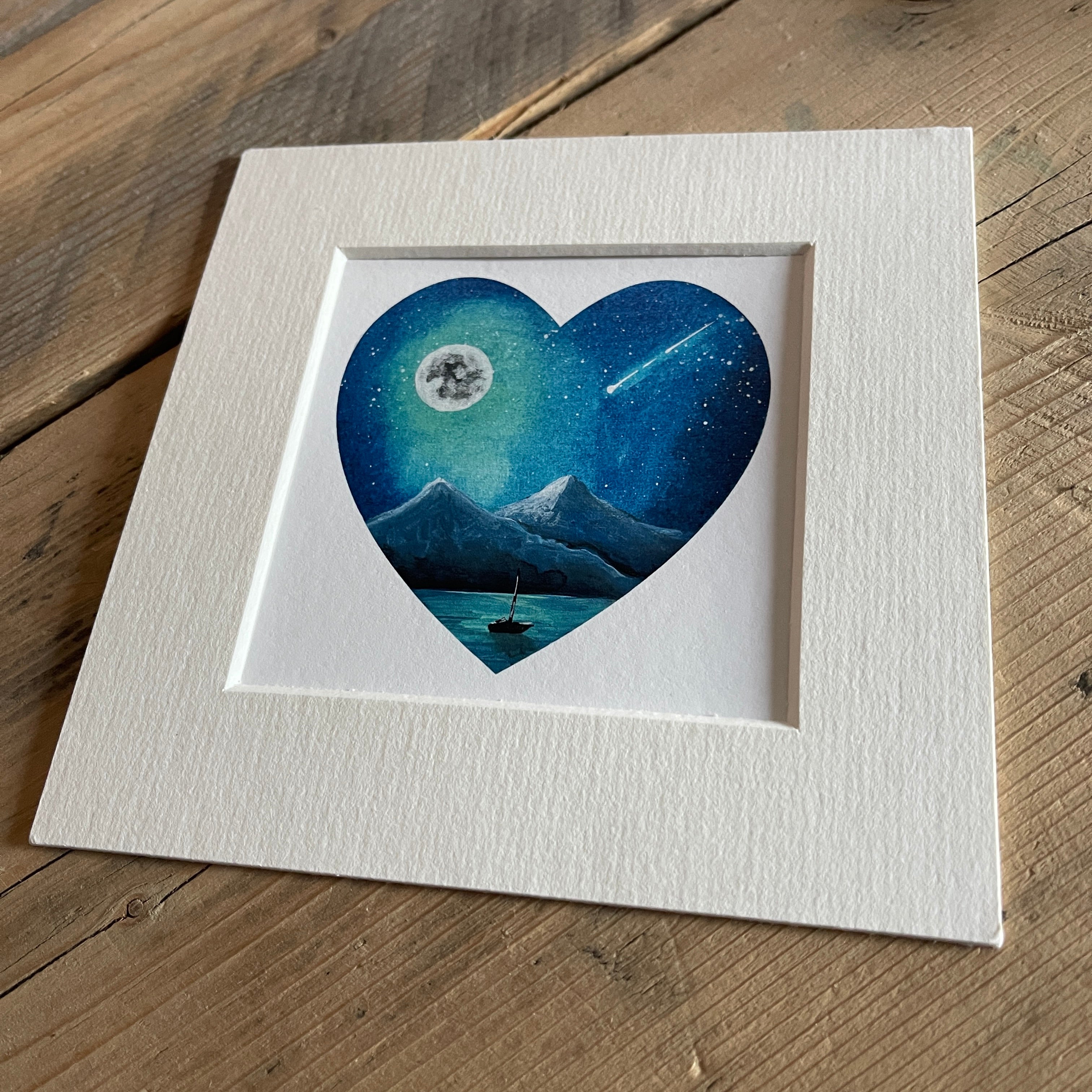 Celestial Skies- Mini Heart Print