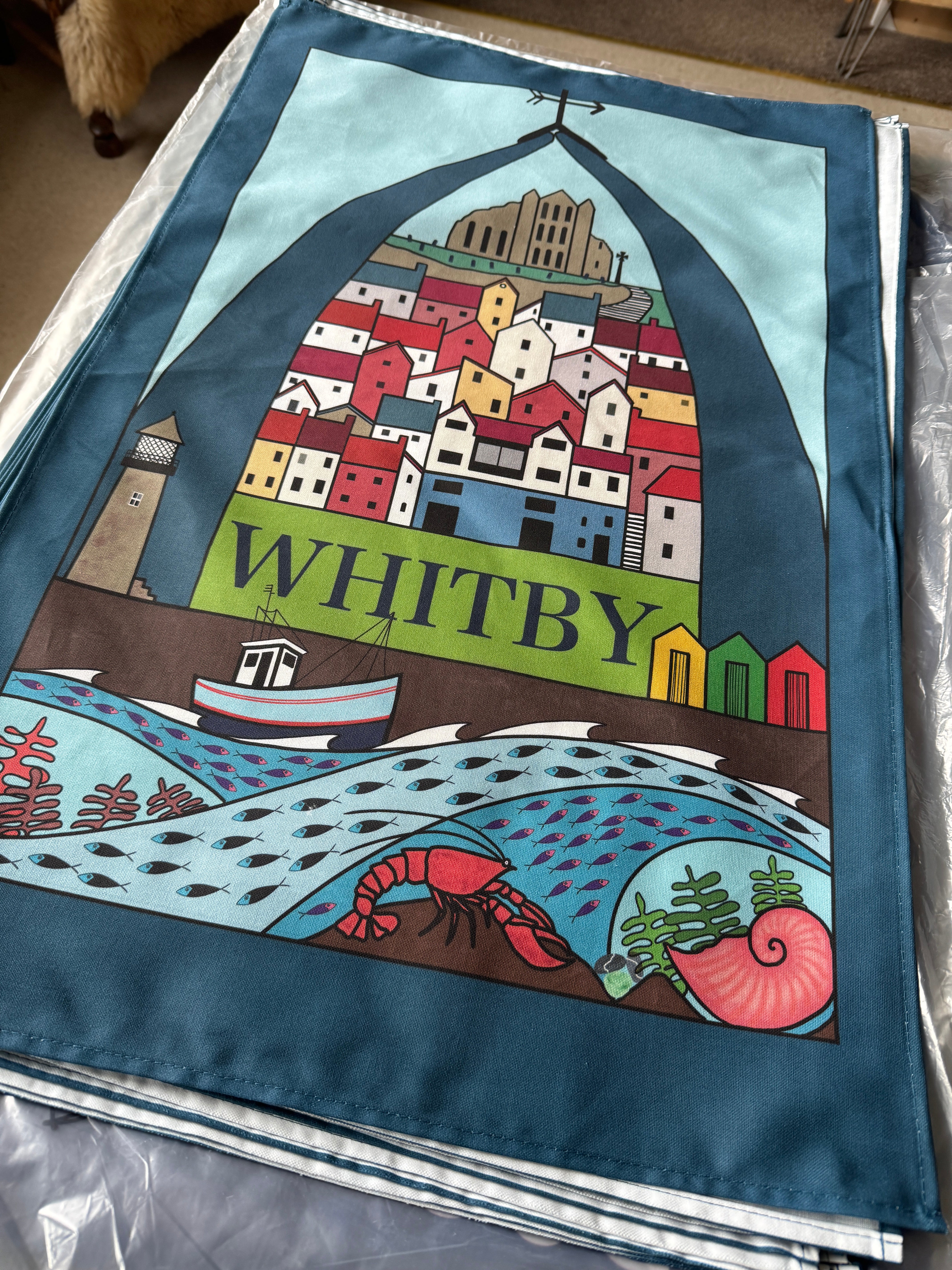 Whitby Tea Towel