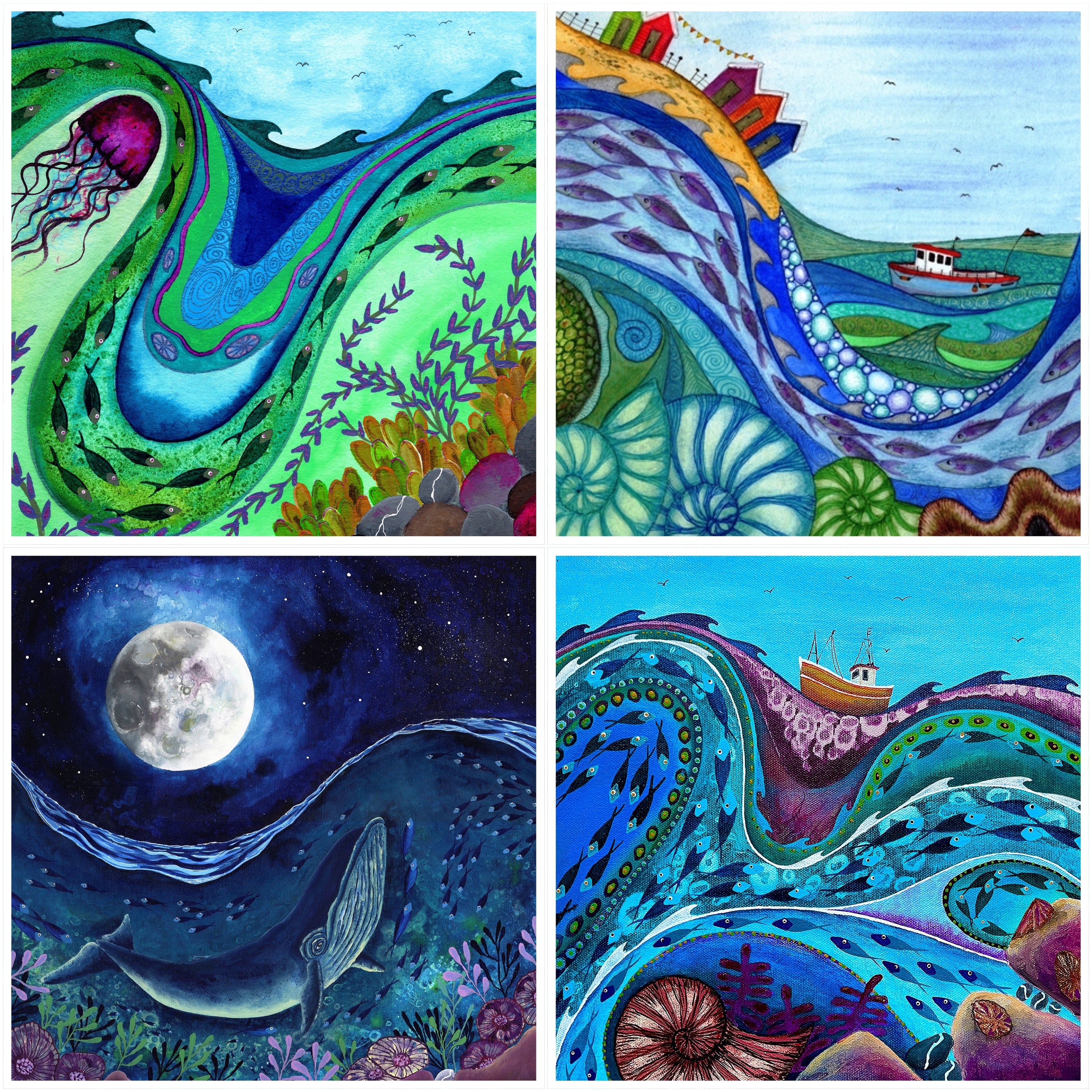 Art Card Set - Ocean