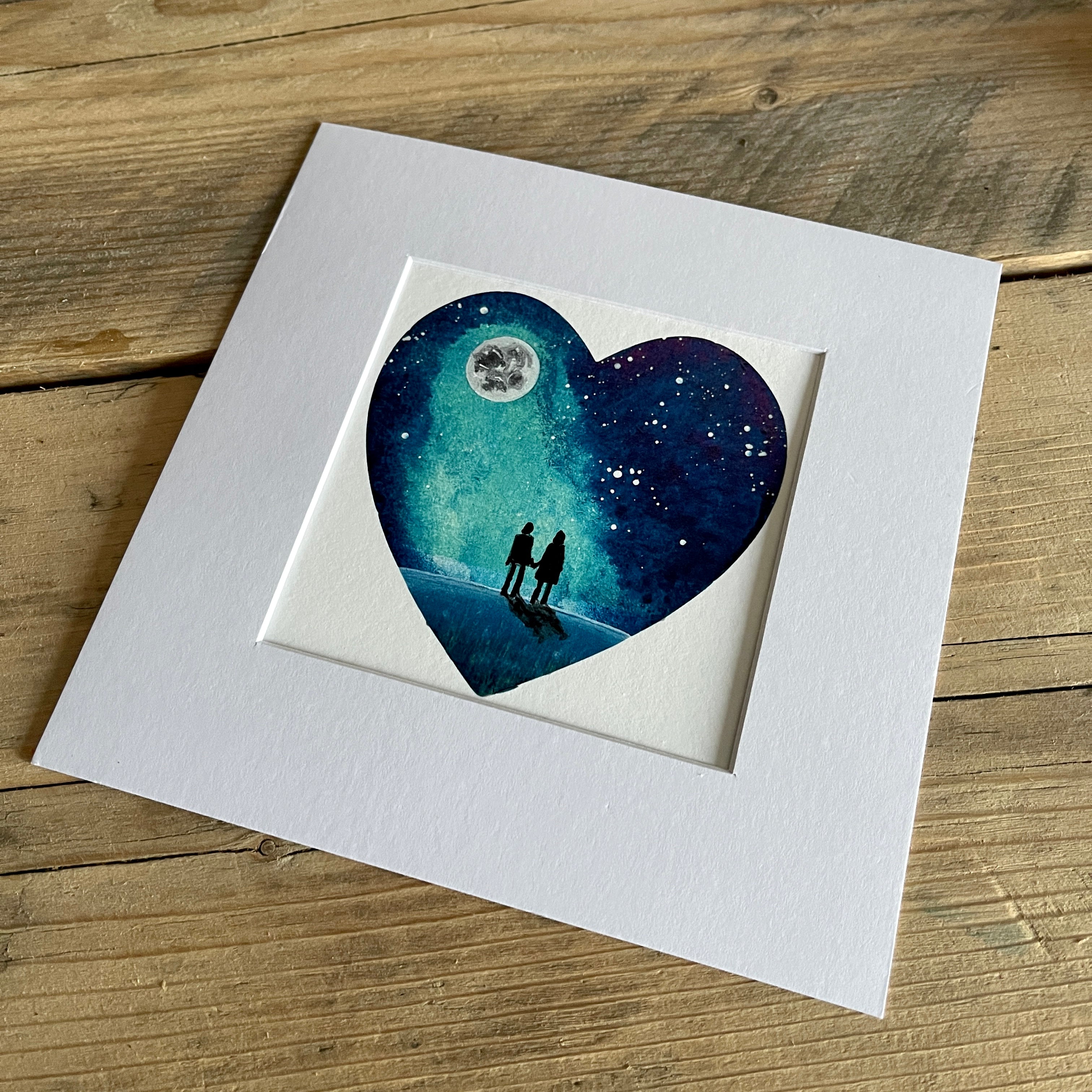Two in Love - Mini Heart Print