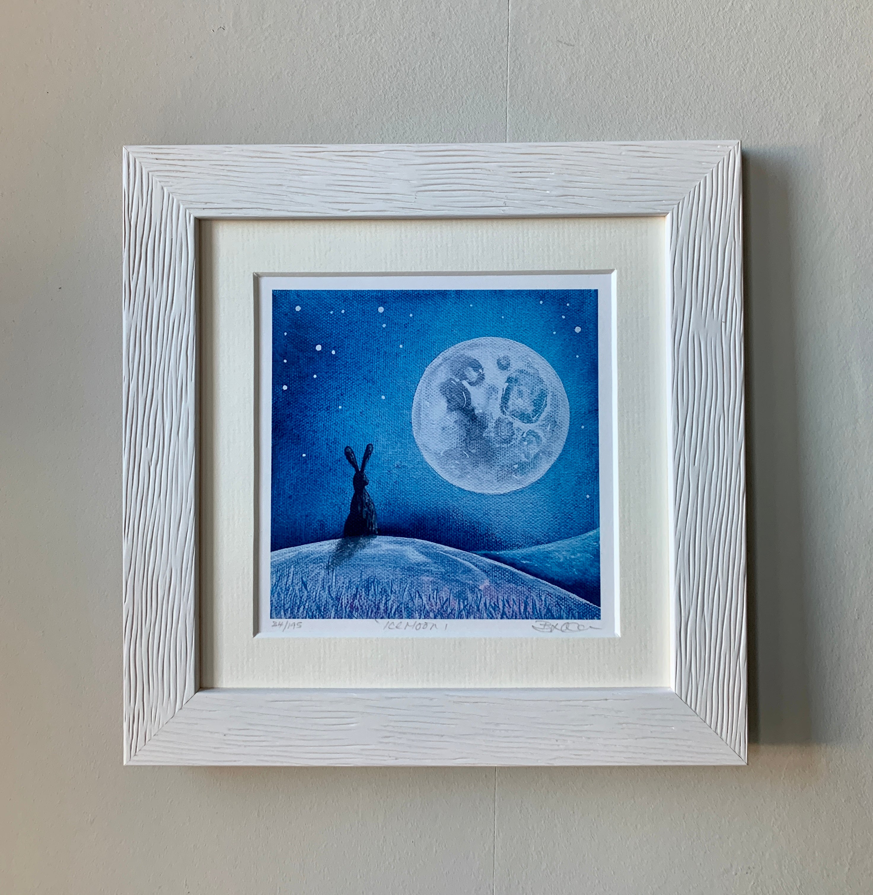Ice Moon - Framed Print