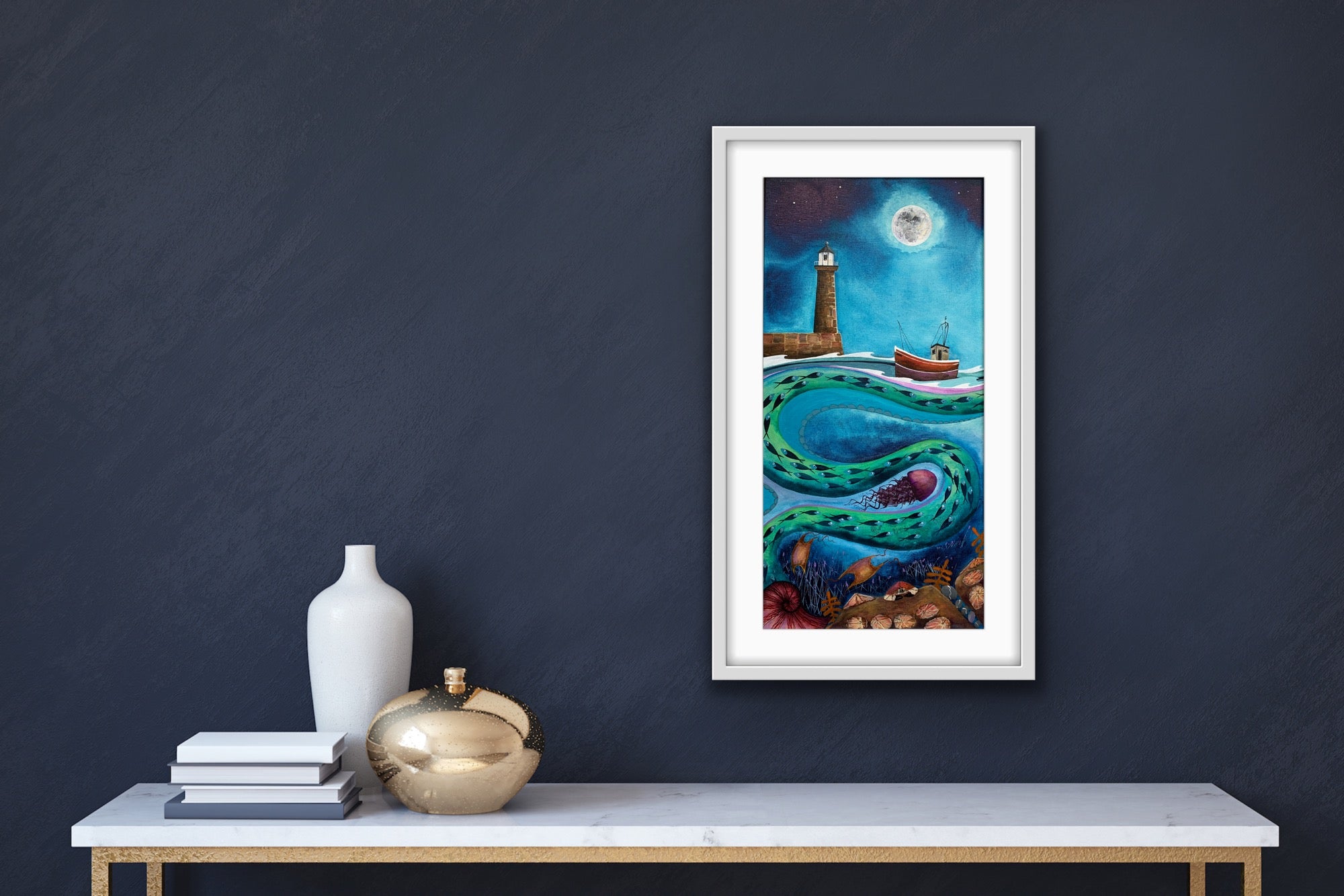 Around the Harbour Wall - Whitby - Limited Edition Print