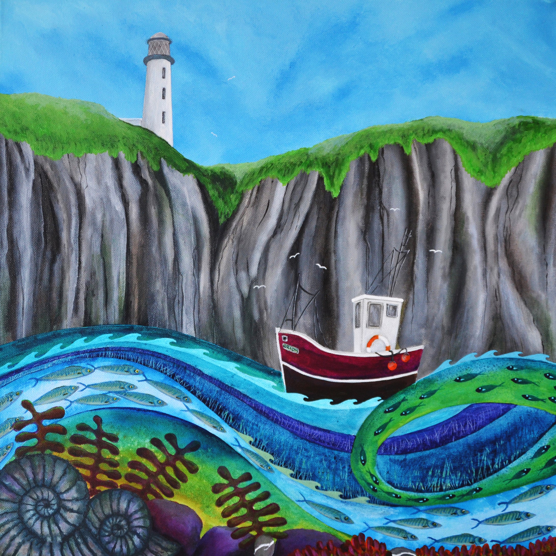 Watching Over - Flamborough - Limited Edition Print